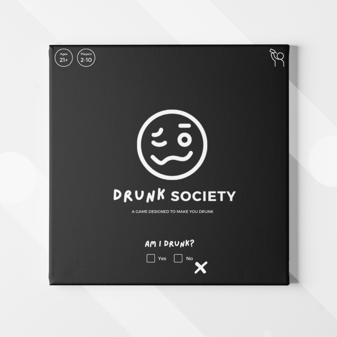 Drunk Society Board Game 2.0 (Black Edition)